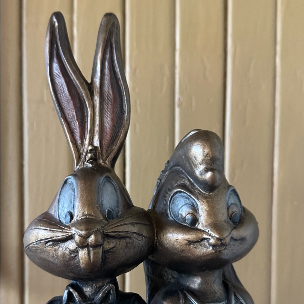Bronze Fiberglass  Cartoon Character Figurines.  Signed by artist.